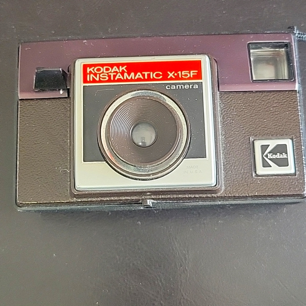Kodak Instamatic X-15F Vintage 1970s Point & Shoot Film Camera